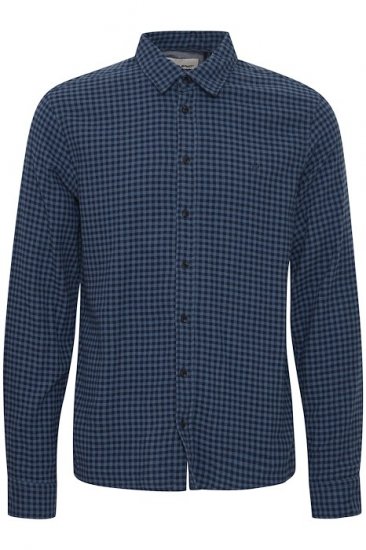 Blend Long Sleeve Shirt 4317 Dress Blues - Πουκάμισα - Aνδρικά πουκαμισα μεγαλα μεγάλα μεγέθη