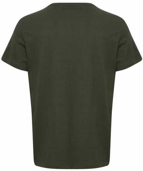 Blend 4795 T-Shirt Forest Night Green - Μακό μπλουζάκια - Aνδρικά μπλουζεσ μεγάλα μεγέθη