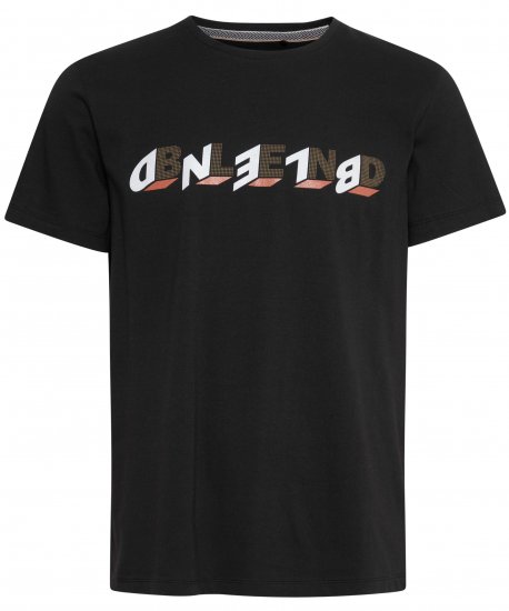 Blend 4795 T-Shirt Black - Μακό μπλουζάκια - Aνδρικά μπλουζεσ μεγάλα μεγέθη