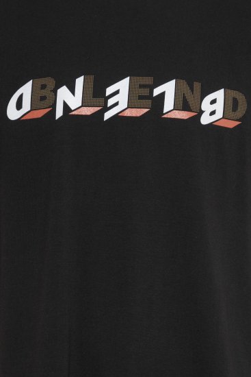 Blend 4795 T-Shirt Black - Μακό μπλουζάκια - Aνδρικά μπλουζεσ μεγάλα μεγέθη