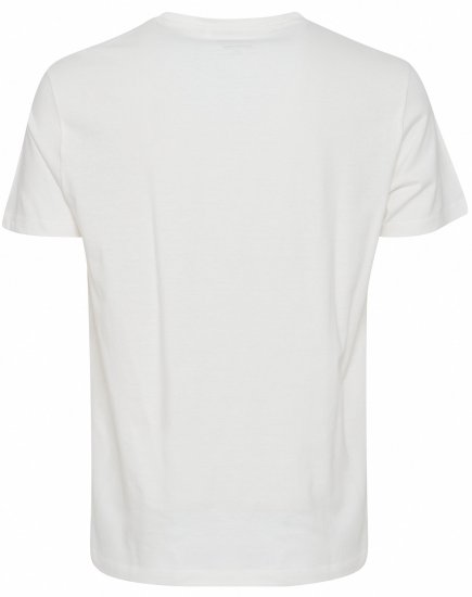 Blend 5018 T-Shirt white - Μακό μπλουζάκια - Aνδρικά μπλουζεσ μεγάλα μεγέθη