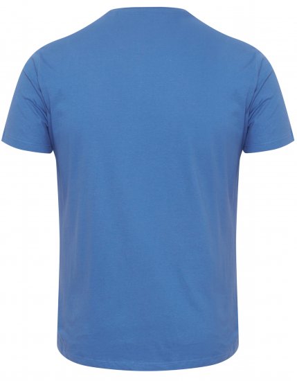 Blend 5018 T-Shirt Blue - Μακό μπλουζάκια - Aνδρικά μπλουζεσ μεγάλα μεγέθη
