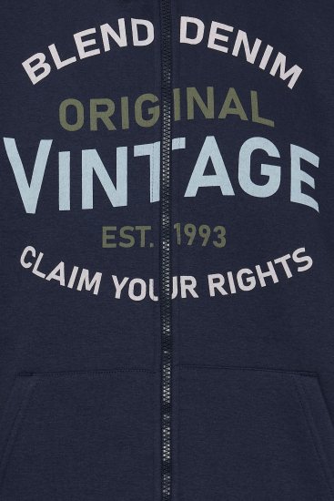 Blend 5054 Hoodie Dress Blues - φούτερ/Φούτερ με κουκούλα - φούτερ/Φούτερ με κουκούλα ανδρικά μεγάλα μεγέθη 