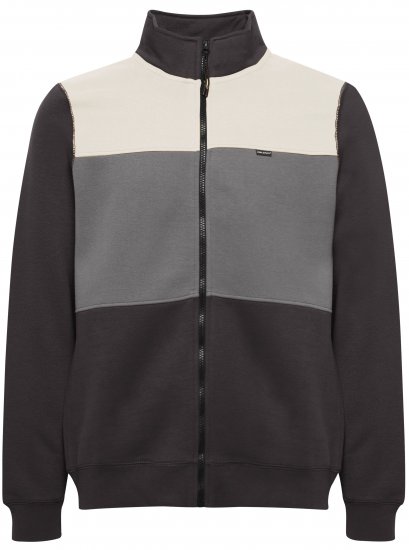 Blend 5282 Full Zipper Sweatshirt Black - φούτερ/Φούτερ με κουκούλα - φούτερ/Φούτερ με κουκούλα ανδρικά μεγάλα μεγέθη 