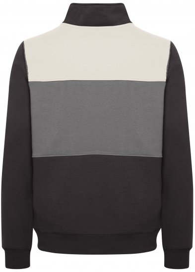 Blend 5282 Full Zipper Sweatshirt Black - φούτερ/Φούτερ με κουκούλα - φούτερ/Φούτερ με κουκούλα ανδρικά μεγάλα μεγέθη 