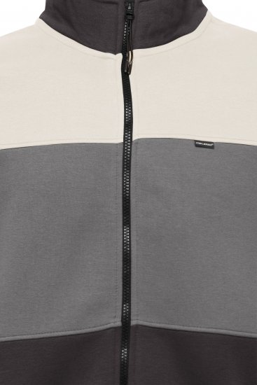 Blend 5282 Full Zipper Sweatshirt Black - φούτερ/Φούτερ με κουκούλα - φούτερ/Φούτερ με κουκούλα ανδρικά μεγάλα μεγέθη 