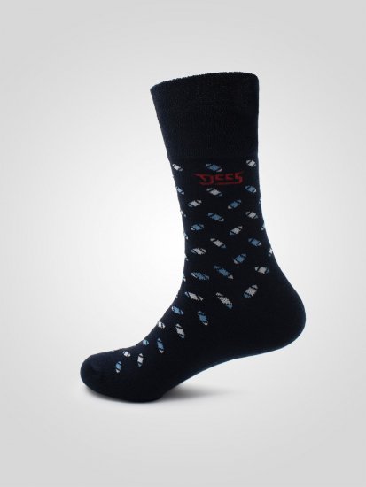 D555 Harold 3 Extra Wide Comfort Fit Socks 3-pack Navy/Denim - Εσώρουχα/Μαγιό - Aνδρικά Εσώρουχα μεγάλα μεγέθη