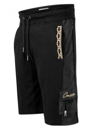 D555 Loki Couture Cargo Shorts Black - Αθλητικές φόρμες/σορτσάκια - Αθλητικές Φόρμες ανδρικεσ μεγάλα μεγέθη