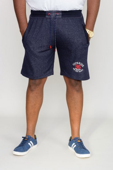 D555 HARLOW Jersey Shorts Denim Marl - Αθλητικές φόρμες/σορτσάκια - Αθλητικές Φόρμες ανδρικεσ μεγάλα μεγέθη