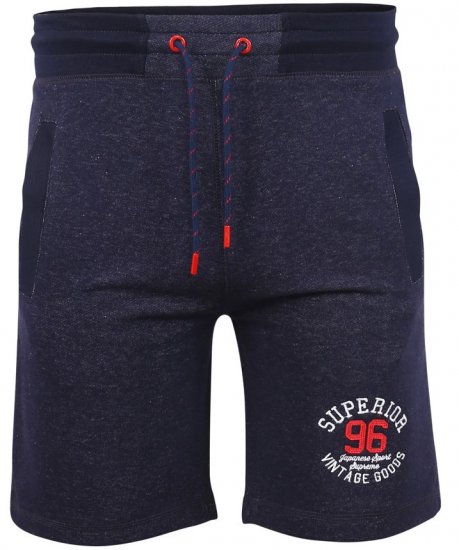 D555 HARLOW Jersey Shorts Denim Marl - Αθλητικές φόρμες/σορτσάκια - Αθλητικές Φόρμες ανδρικεσ μεγάλα μεγέθη