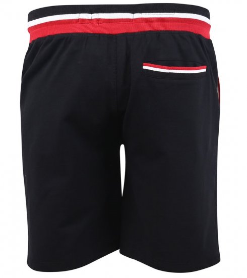D555 DAGENHAM Jersey Shorts Black - Αθλητικές φόρμες/σορτσάκια - Αθλητικές Φόρμες ανδρικεσ μεγάλα μεγέθη