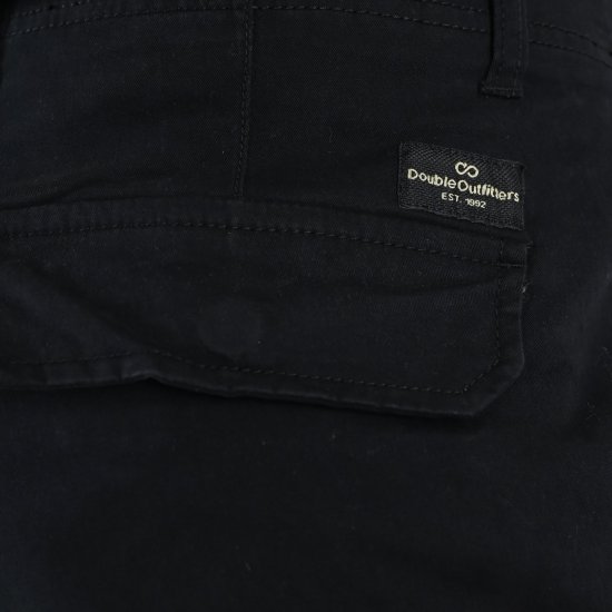 Double Outfitters CCP-4130 Παντελόνι cargo Μαύρο - Τζιν και παντελόνια - Aνδρικα τζιν παντελόνια μεγάλα μεγέθη