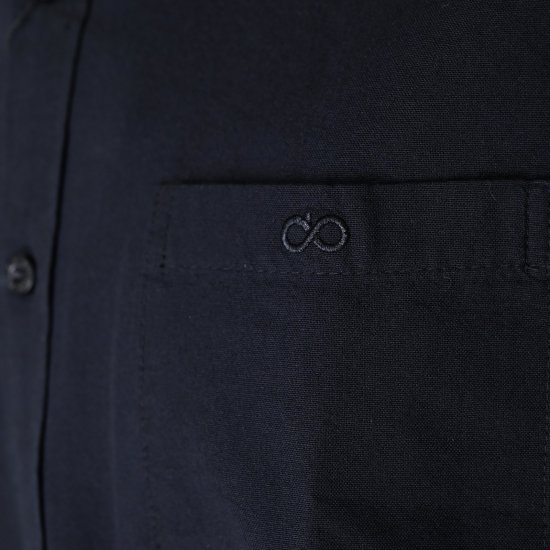 Double Outfitters GS-5225 Πουκάμισο Oxford Μαύρο - Πουκάμισα - Aνδρικά πουκαμισα μεγαλα μεγάλα μεγέθη