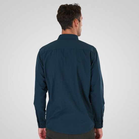 Double Outfitters GS-5225 Πουκάμισο Oxford Σκούρο πράσινο - Πουκάμισα - Aνδρικά πουκαμισα μεγαλα μεγάλα μεγέθη