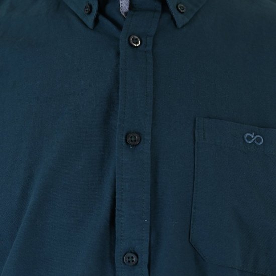Double Outfitters GS-5225 Πουκάμισο Oxford Σκούρο πράσινο - Πουκάμισα - Aνδρικά πουκαμισα μεγαλα μεγάλα μεγέθη
