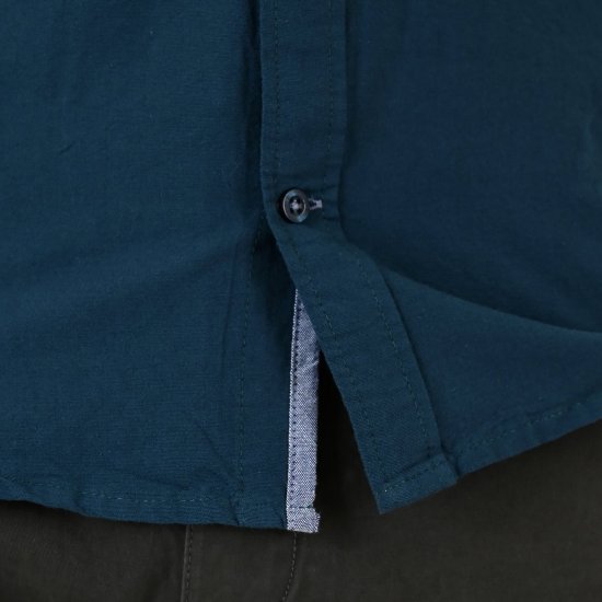 Double Outfitters GS-5225 Πουκάμισο Oxford Σκούρο πράσινο - Πουκάμισα - Aνδρικά πουκαμισα μεγαλα μεγάλα μεγέθη