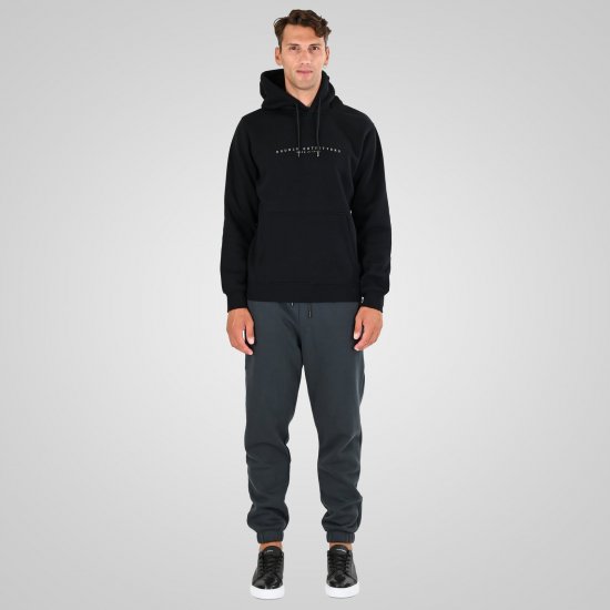 Double Outfitters MPAN-6055 Παντελόνι φόρμας Ανθρακί - Αθλητικές φόρμες/σορτσάκια - Αθλητικές Φόρμες ανδρικεσ μεγάλα μεγέθη