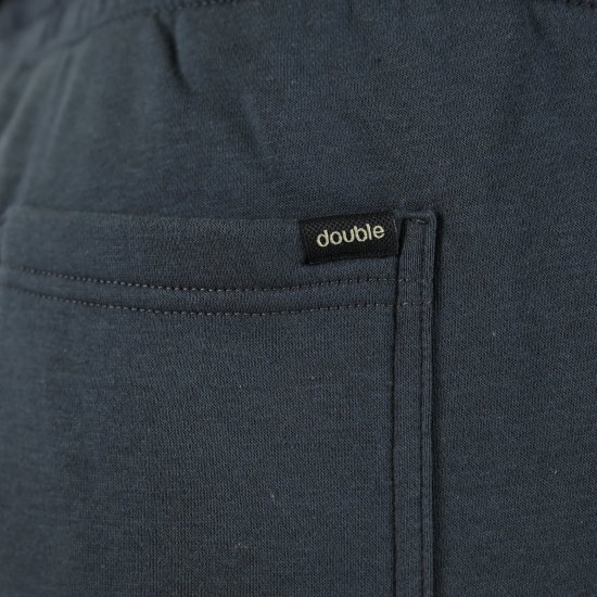 Double Outfitters MPAN-6055 Παντελόνι φόρμας Ανθρακί - Αθλητικές φόρμες/σορτσάκια - Αθλητικές Φόρμες ανδρικεσ μεγάλα μεγέθη
