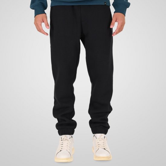 Double Outfitters MPAN-6055 Παντελόνι φόρμας Μαύρο - Αθλητικές φόρμες/σορτσάκια - Αθλητικές Φόρμες ανδρικεσ μεγάλα μεγέθη