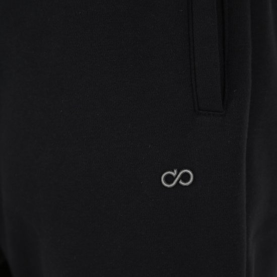 Double Outfitters MPAN-6055 Παντελόνι φόρμας Μαύρο - Αθλητικές φόρμες/σορτσάκια - Αθλητικές Φόρμες ανδρικεσ μεγάλα μεγέθη
