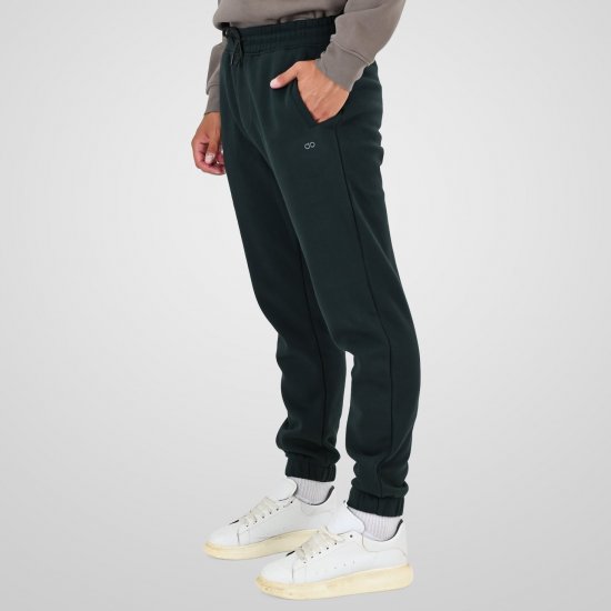 Double Outfitters MPAN-6055 Παντελόνι φόρμας Σκούρο πράσινο - Αθλητικές φόρμες/σορτσάκια - Αθλητικές Φόρμες ανδρικεσ μεγάλα μεγέθη