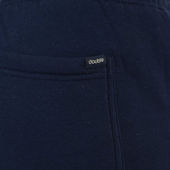Double Outfitters MPAN-6055 Παντελόνι φόρμας Μπλε μαρέν - Αθλητικές φόρμες/σορτσάκια - Αθλητικές Φόρμες ανδρικεσ μεγάλα μεγέθη