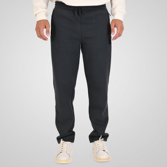 Double Outfitters MPAN-6056 Παντελόνι φόρμας Ανθρακί - Αθλητικές φόρμες/σορτσάκια - Αθλητικές Φόρμες ανδρικεσ μεγάλα μεγέθη