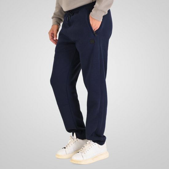 Double Outfitters MPAN-6056 Παντελόνι φόρμας Μπλε μαρέν - Αθλητικές φόρμες/σορτσάκια - Αθλητικές Φόρμες ανδρικεσ μεγάλα μεγέθη