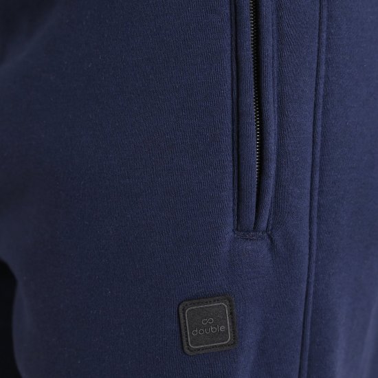 Double Outfitters MPAN-6056 Παντελόνι φόρμας Μπλε μαρέν - Αθλητικές φόρμες/σορτσάκια - Αθλητικές Φόρμες ανδρικεσ μεγάλα μεγέθη