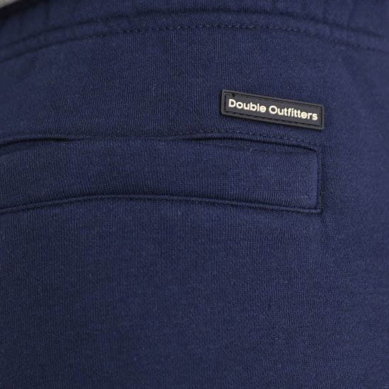 Double Outfitters MPAN-6056 Παντελόνι φόρμας Μπλε μαρέν - Αθλητικές φόρμες/σορτσάκια - Αθλητικές Φόρμες ανδρικεσ μεγάλα μεγέθη
