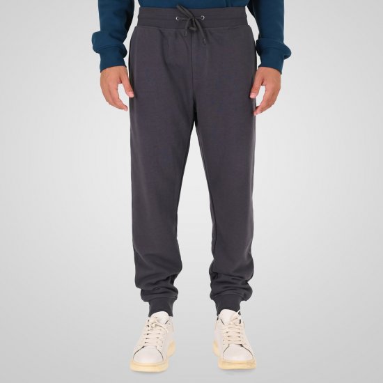 Double Outfitters MPAN-6057 Παντελόνι φόρμας Ανθρακί - Αθλητικές φόρμες/σορτσάκια - Αθλητικές Φόρμες ανδρικεσ μεγάλα μεγέθη
