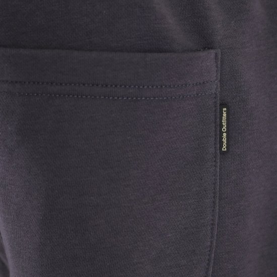 Double Outfitters MPAN-6057 Παντελόνι φόρμας Ανθρακί - Αθλητικές φόρμες/σορτσάκια - Αθλητικές Φόρμες ανδρικεσ μεγάλα μεγέθη
