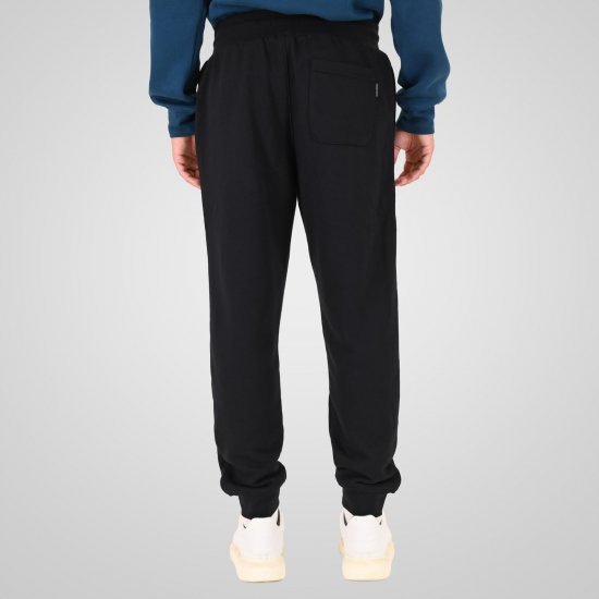 Double Outfitters MPAN-6057 Παντελόνι φόρμας Μαύρο - Αθλητικές φόρμες/σορτσάκια - Αθλητικές Φόρμες ανδρικεσ μεγάλα μεγέθη