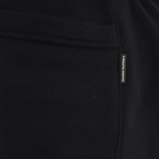 Double Outfitters MPAN-6057 Παντελόνι φόρμας Μαύρο - Αθλητικές φόρμες/σορτσάκια - Αθλητικές Φόρμες ανδρικεσ μεγάλα μεγέθη
