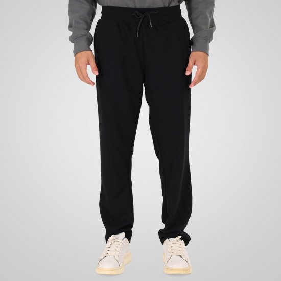 Double Outfitters MPAN-6058 Παντελόνι φόρμας Μαύρο - Αθλητικές φόρμες/σορτσάκια - Αθλητικές Φόρμες ανδρικεσ μεγάλα μεγέθη