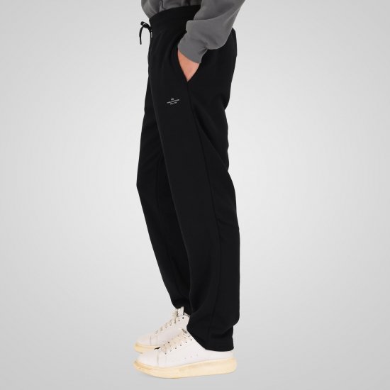 Double Outfitters MPAN-6058 Παντελόνι φόρμας Μαύρο - Αθλητικές φόρμες/σορτσάκια - Αθλητικές Φόρμες ανδρικεσ μεγάλα μεγέθη