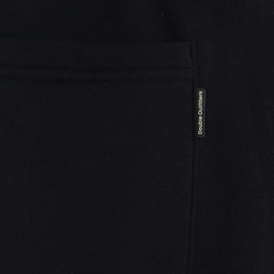 Double Outfitters MPAN-6058 Παντελόνι φόρμας Μαύρο - Αθλητικές φόρμες/σορτσάκια - Αθλητικές Φόρμες ανδρικεσ μεγάλα μεγέθη