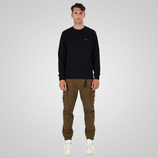 Double Outfitters MTOP-1141 Φούτερ Μαύρο - φούτερ/Φούτερ με κουκούλα - φούτερ/Φούτερ με κουκούλα ανδρικά μεγάλα μεγέθη 