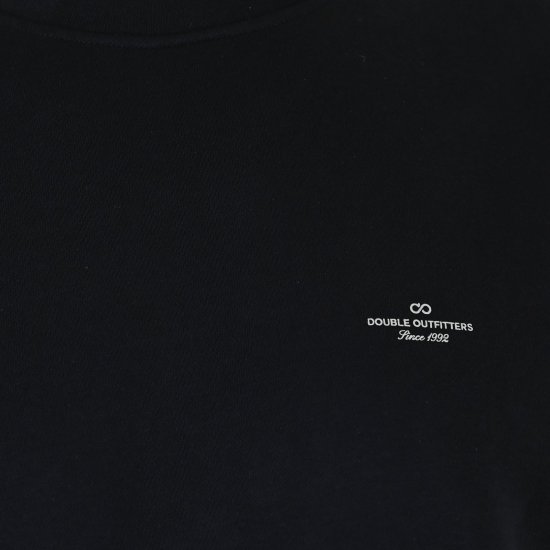 Double Outfitters MTOP-1141 Φούτερ Μαύρο - φούτερ/Φούτερ με κουκούλα - φούτερ/Φούτερ με κουκούλα ανδρικά μεγάλα μεγέθη 