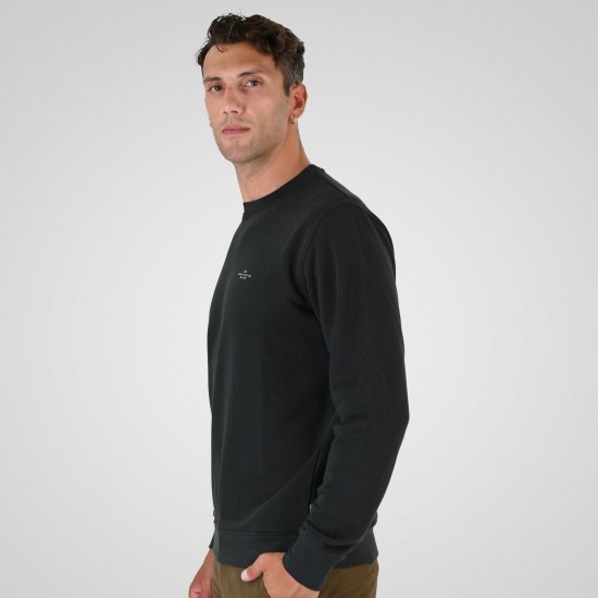 Double Outfitters MTOP-1141 Φούτερ Σκούρο πράσινο - φούτερ/Φούτερ με κουκούλα - φούτερ/Φούτερ με κουκούλα ανδρικά μεγάλα μεγέθη 