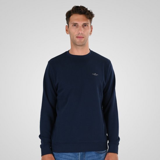 Double Outfitters MTOP-1141 Φούτερ Μπλε μαρέν - φούτερ/Φούτερ με κουκούλα - φούτερ/Φούτερ με κουκούλα ανδρικά μεγάλα μεγέθη 