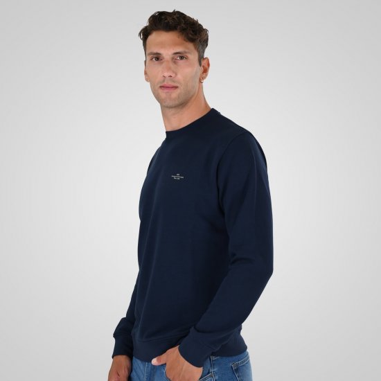 Double Outfitters MTOP-1141 Φούτερ Μπλε μαρέν - φούτερ/Φούτερ με κουκούλα - φούτερ/Φούτερ με κουκούλα ανδρικά μεγάλα μεγέθη 