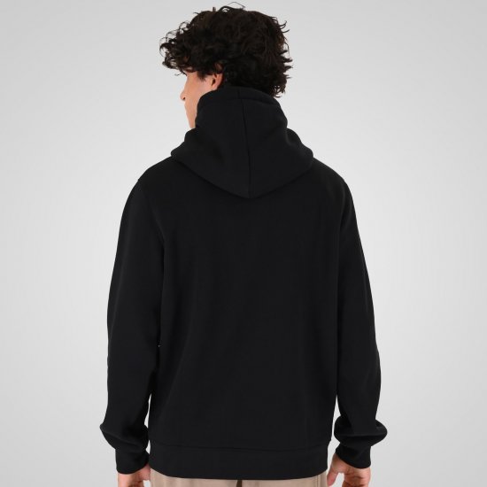 Double Outfitters MTOP-1146 Φούτερ με κουκούλα Μαύρο - φούτερ/Φούτερ με κουκούλα - φούτερ/Φούτερ με κουκούλα ανδρικά μεγάλα μεγέθη 