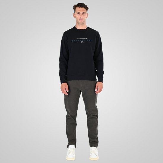 Double Outfitters MTOP-1151 Φούτερ Μαύρο - φούτερ/Φούτερ με κουκούλα - φούτερ/Φούτερ με κουκούλα ανδρικά μεγάλα μεγέθη 