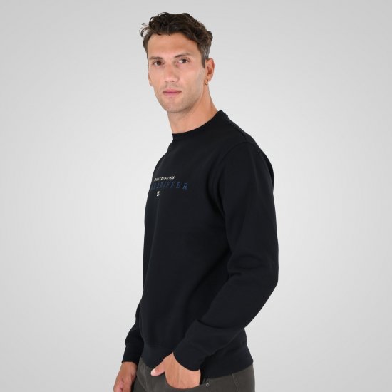 Double Outfitters MTOP-1151 Φούτερ Μαύρο - φούτερ/Φούτερ με κουκούλα - φούτερ/Φούτερ με κουκούλα ανδρικά μεγάλα μεγέθη 