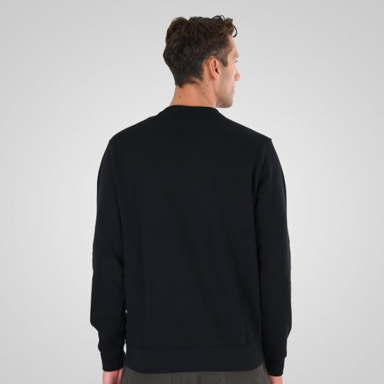 Double Outfitters MTOP-1151 Φούτερ Μαύρο - φούτερ/Φούτερ με κουκούλα - φούτερ/Φούτερ με κουκούλα ανδρικά μεγάλα μεγέθη 
