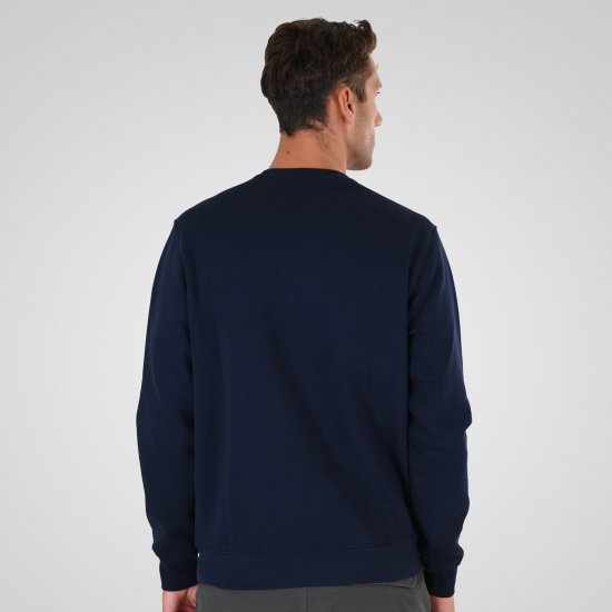 Double Outfitters MTOP-1151 Φούτερ Μπλε μαρέν - φούτερ/Φούτερ με κουκούλα - φούτερ/Φούτερ με κουκούλα ανδρικά μεγάλα μεγέθη 
