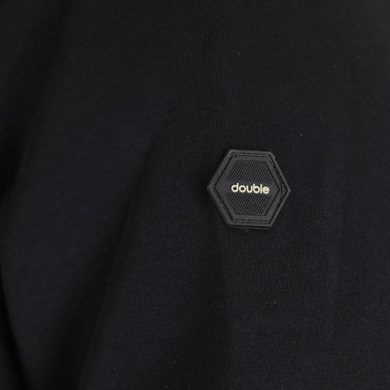 Double Outfitters MTOP-1160 Φούτερ με κουκούλα και φερμουάρ Μαύρο - φούτερ/Φούτερ με κουκούλα - φούτερ/Φούτερ με κουκούλα ανδρικά μεγάλα μεγέθη 
