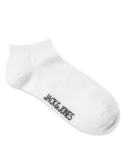 Jack & Jones Basic Κοντές κάλτσες από μπαμπού Λευκό 5-pack - Εσώρουχα/Μαγιό - Aνδρικά Εσώρουχα μεγάλα μεγέθη