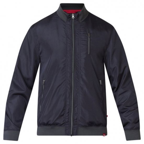 D555 Terron Bomber Jacket Black - Μπουφάν - Aνδρικά μπουφαν μεγάλα μεγέθη